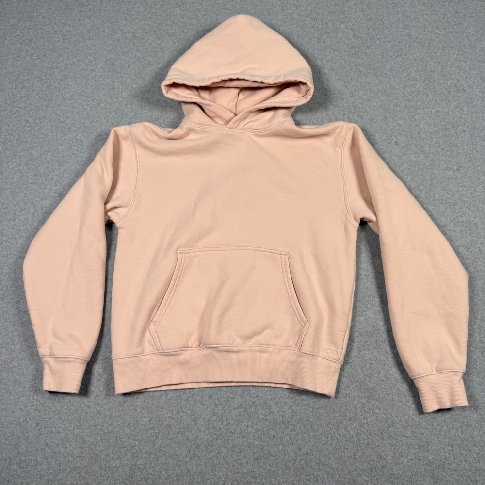 Aritzia Tna Sweatfleece Cozy Fleece Perfect Hoodie Peach Pink Small Fall Comfy